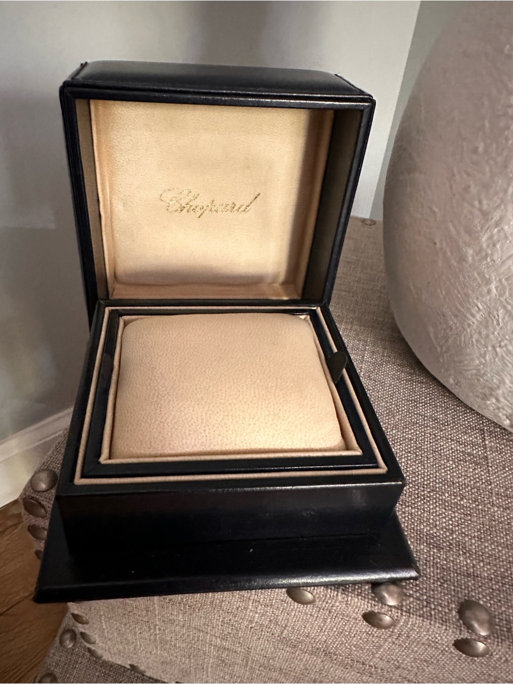 Chopard Jewelry Box in Black & Gold